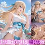 廃れた遊園地でキモ男集団に輪●された少女d_727806