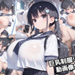 巨乳制服少女動画像集d_732950