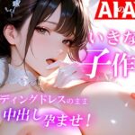 【AIのAV動画】いきなり子作り  ウェディングドレスのまま中出し孕ませ！d_807167