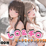 西住し◯＆島田千◯  ビーチでイチャラブSEXd_822220