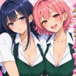バイト先ハーレム イメチェンしたらギャルと清楚な同僚とえっちな生活になった話d_828074